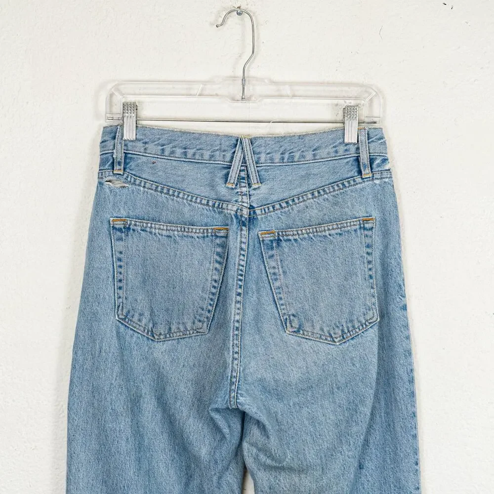 SLVRLAKE London High Rise Straight leg jeans old habits die hard 26